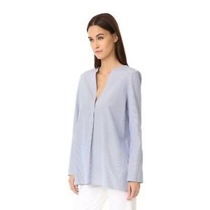 THEORY (blue/white) pin-stripe 100% cotton tunic